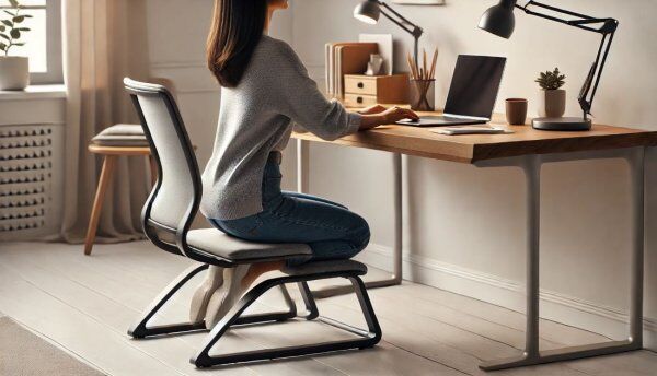 Cadeira para Trabalhar Ajoelhado. Vantagens e Desvantagens das kneeling chairs